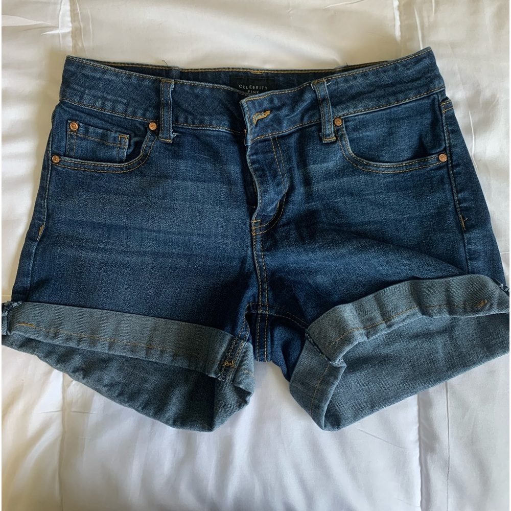 Celebrity Pink Jean Shorts